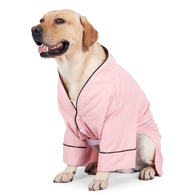Amdohai Dog Bath Robe Pajamas Pet Spa Drying Robes Sleepwear for Small Medium Large Dogs