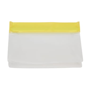 Food Bag, Silicone Bags Reusable Storage, Reusable Freezer Bags,Silicone Bags Environmentally Friendly Leakproof Reusable Food Vegetables Storage Bags for Home[Yellow]
