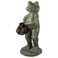 thumbnail image 5 of Northlight 17" Gold Verdigris Frog with Watering Can Outdoor Garden Statue, 5 of 5