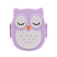 thumbnail image 1 of TIMIFIS The Boxes Boîte à Lunch Hibou Contenant Alimentaire Boîte de Rangement Boîte Bento Portable Violet Gadgets de Cuisine, 1 of 3