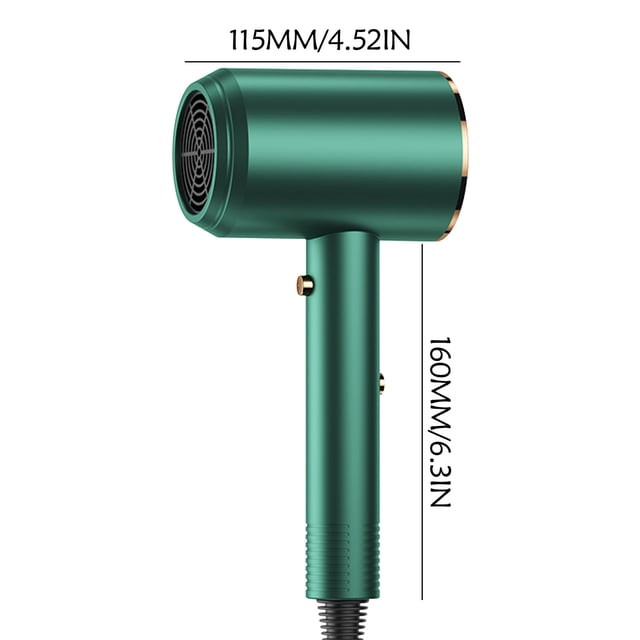 Small Hair Dryer for Travel Blue Light Hair Care Gradient Hair Dryer Electric Hair Dryer Household Constant Temperature Cold and Hot Hair Dryer Silent Hair Dryer
