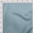 thumbnail image 2 of oneOone Silk Tabby Light Blue Fabric Robot Cartoon Sewing Material Print Fabric By The Yard 42 Inch Wide, 2 of 4