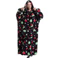 thumbnail image 1 of LUXUR Chemises de Nuit à Capuche pour Femmes, Robe de Nuit, Robe de Sommeil, Imprimé Fraise, 1 of 2