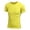 Yellow, variant on cfhntfmh Men's Compression Shirts Soft Short Sleeve Workout Gym T-Shirt Slim Stretch Crewneck Athletic Running Tops