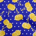 thumbnail image 1 of oneOone Rayon Yellow Fabric Cherry Sewing Material Print Fabric By The Yard 56 Inch Wide, 1 of 4