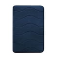 thumbnail image 2 of TopLLC Thick Striped Memory Foam Bath Rugs, Soft Absorbent Velvet Bathroom Mats, Dots On Underside, Machine Washable Bathmat, Carpet Rug Room Décor For Shower Floor, 2 of 5