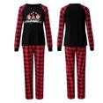 thumbnail image 1 of LSLJS Pyjamas de Noël Assortis pour la Famille, Tenue Parent-Enfant Ensembles de Noël Patchwork à Carreaux Imprimés Vêtements d'Intérieur Col Rond Manches Longues Pyjamas Ensemble Deux Pièces pour Maman pour les Fêtes Ensemble de Vêtements de Nuit de Noël, 1 of 4