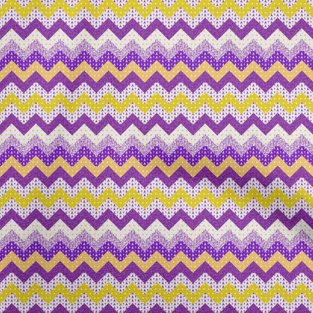 oneOone Polyester Spandex Medium Yellow Fabric Chevron Sewing Craft Projects Fabric Prints By Yard 56 Inch Wide-TM
