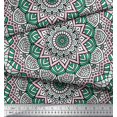 thumbnail image 2 of Soimoi Poly Georgette Fabric Moroccan & Mandala Kaleidoscope Decor Fabric Printed Yard 52 Inch Wide, 2 of 3