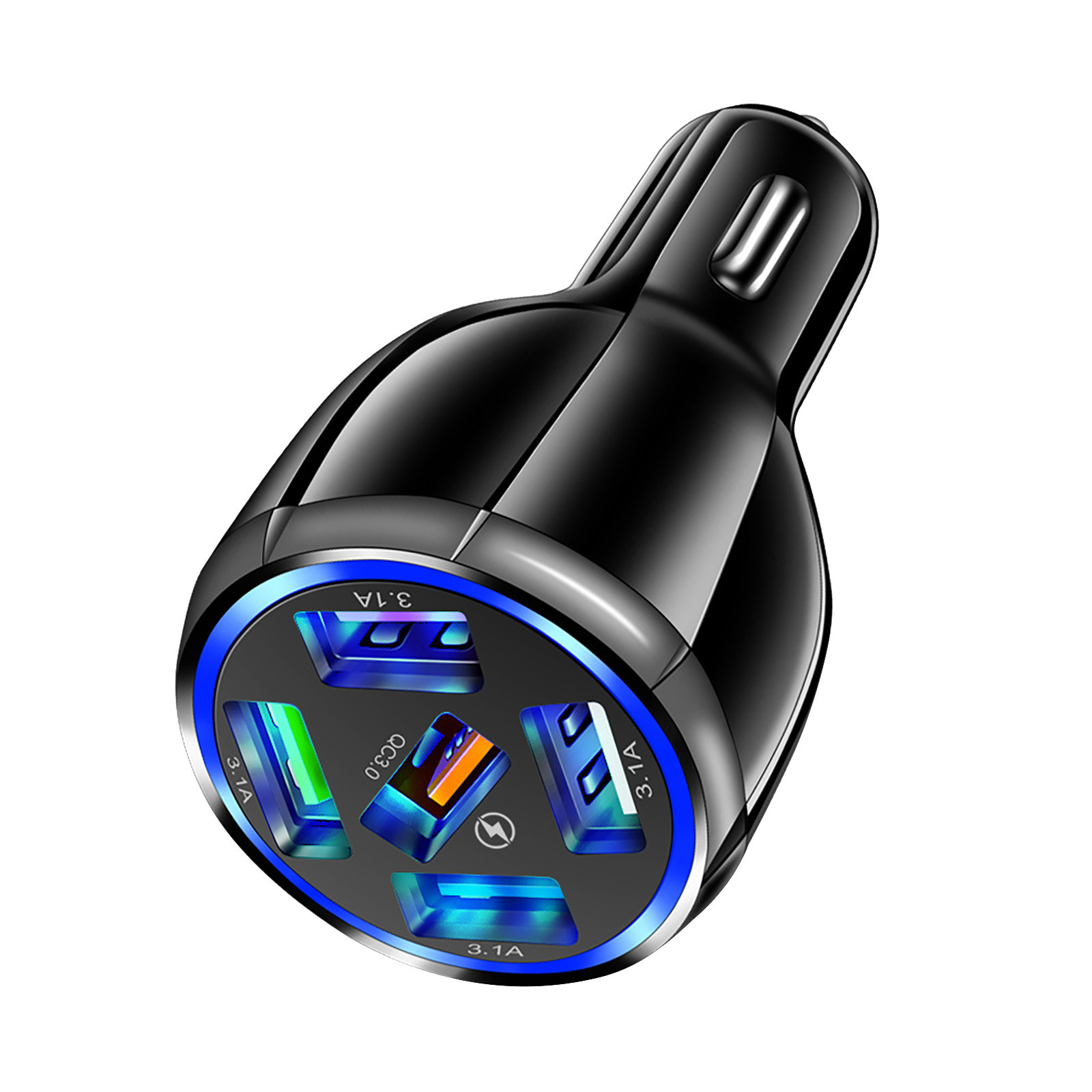 Car Charger Adapter Fast Charging 5Usb Car Qc3.0 Charger 5V Car Mobile Phone Fast Charge Charger Car Phone Charger Fast Charging Usb Car Charger Fast Charging Fast Charging Car Charger