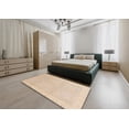 thumbnail image 4 of Ahgly Company Tapis d'Intérieur Ronds Abstraits Bruns Abstraits pour Aire, 6 Pieds Rond, 4 of 6