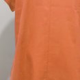 thumbnail image 3 of Fshaion Robe d'Été pour Femmes 2024 Grande Taille Manches Courtes Couleur Unie Col en V Douce Confortable Longue Robe Liquidation à Moins de 10!, 3 of 7