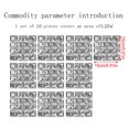 thumbnail image 3 of Clearance! 10pc Crystal Tile Stickers DIY Self-Adhesive Wall Stickers Cheap Items Two Day Deals #93, 3 of 3