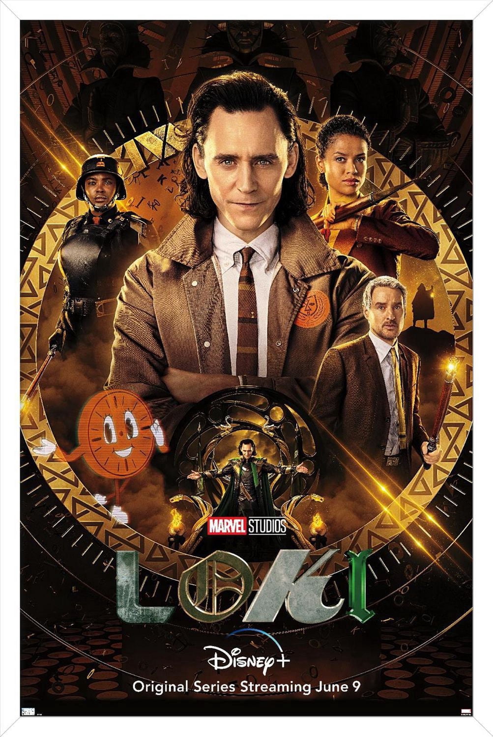 Marvel Loki - One Sheet Wall Poster, 14.725" x 22.375" Framed
