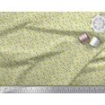 thumbnail image 3 of Soimoi Polyester Crepe Fabric Flower Watercolor Print Sewing Fabric Yard 52 Inch Wide, 3 of 3