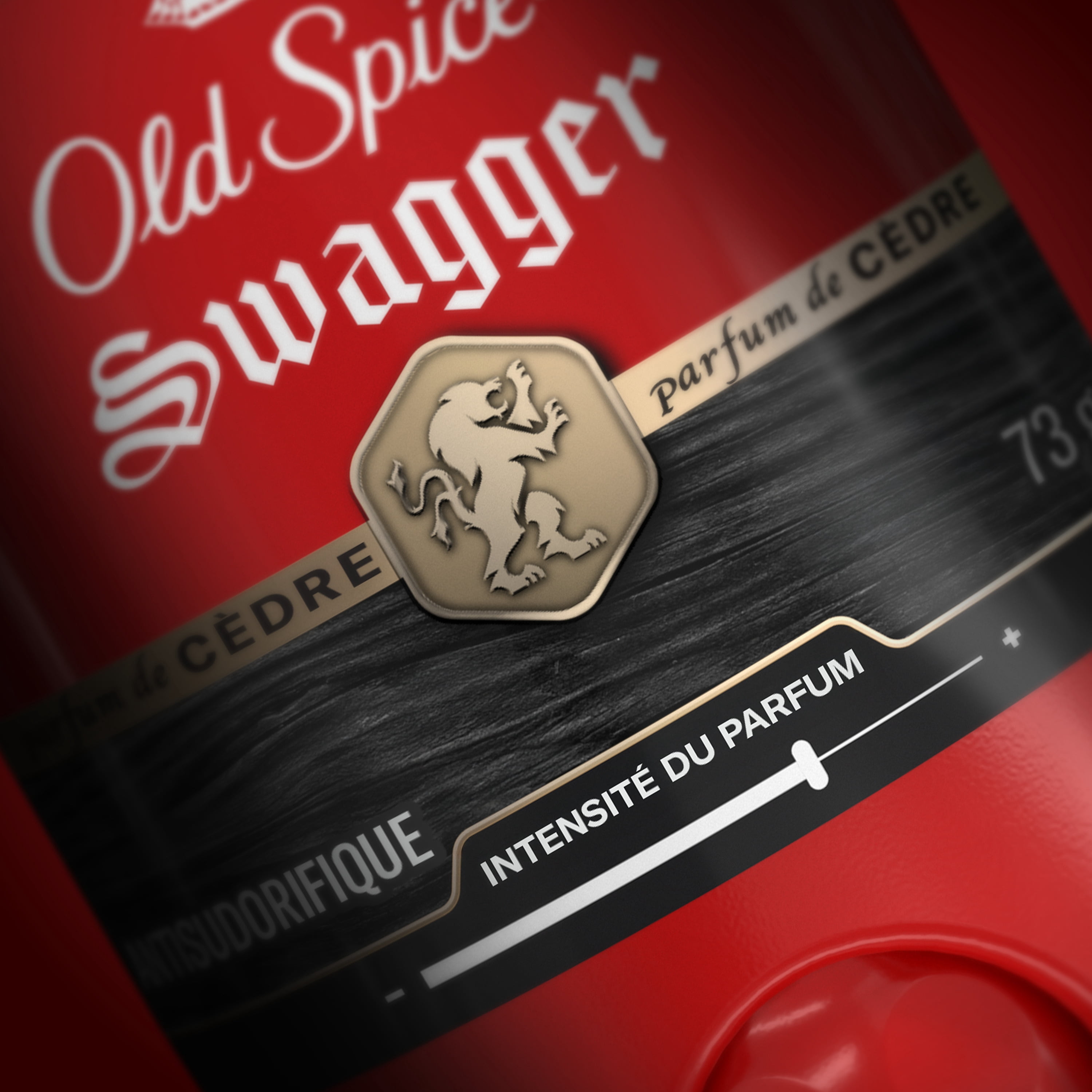Antisudorifique et désodorisant pour hommes Old Spice Collection Rouge, parfum Swagger, protection durable, 73 g