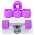 thumbnail image 3 of Lot de 4 Roues de Longboard en PU de 70 mm de Remplacement pour Planche à Roulettes, Roues de Dureté 78 A, Housse Extérieure de Roue de Croisière -, 70x51 cm, 3 of 9