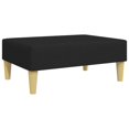 thumbnail image 5 of vidaXL 2-Seater Sofa Bed with Footstool Black Fabric, 5 of 5