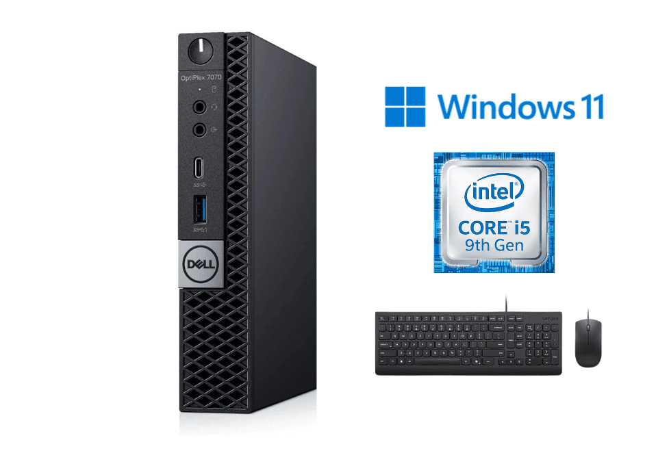 Dell OptiPlex 7070 Micro Desktop | Intel Core i5-9500T | 8GB RAM