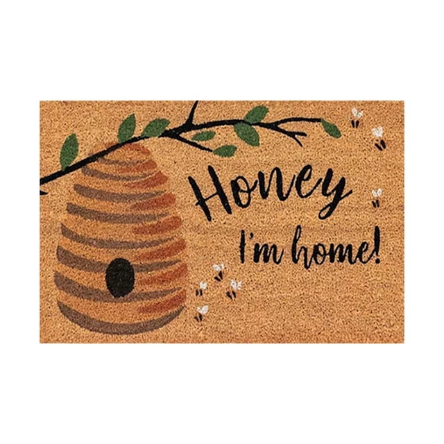Funny Door Mats Small Outside Door Mat Absorbent Rugs Entryway Non-Slip Backing Entry Mat Low Profile Doormat for Entryway Indoor Outdoor Mat for Front Door Decor, Home, and Office, 16x24 Inch