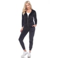 thumbnail image 1 of White Mark Ensemble de Survêtement en Velours pour Femmes, 2 Pcs, 1 of 6
