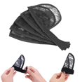 thumbnail image 3 of ziyahi 5pcs Hair Net for Making Ponytail Weaving Net Wig Caps Hair Accessories black, 3 of 9