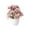 Rose, variante sur Arrangement Floral Vert en Pot de Chrysanthèmes à 12 Têtes pour Centre de Table, Espaces de Vie à la Maison