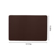 thumbnail image 3 of up to 65% off Iumwxz 17.71X11.81inch Rectangular Solid Colour Faux Leather Placemats Coffee Mats Dish Mat Kitchen Table Mats Easy to Clean Kitchen Table Mats Table Decor House Decor, 3 of 7