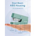 thumbnail image 2 of Mini Stapler, 2-12 Sheet Capacity, Office Desktop Stapler, Includes 640 Standard Staples Blue, 2 of 5
