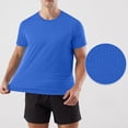 thumbnail image 2 of Besolor Mens Short Sleeve Shirts Summer Quick Dry Wicking Athletic Running Gym Workout Casual Basic Tee Tops, 2 of 7