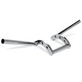thumbnail image 4 of Krator Guidon de Moto 1" Chrome Z-Bars Cruiser Bike Compatible avec Harley Davidson FXB Dyna Sturgis 80, 4 of 4