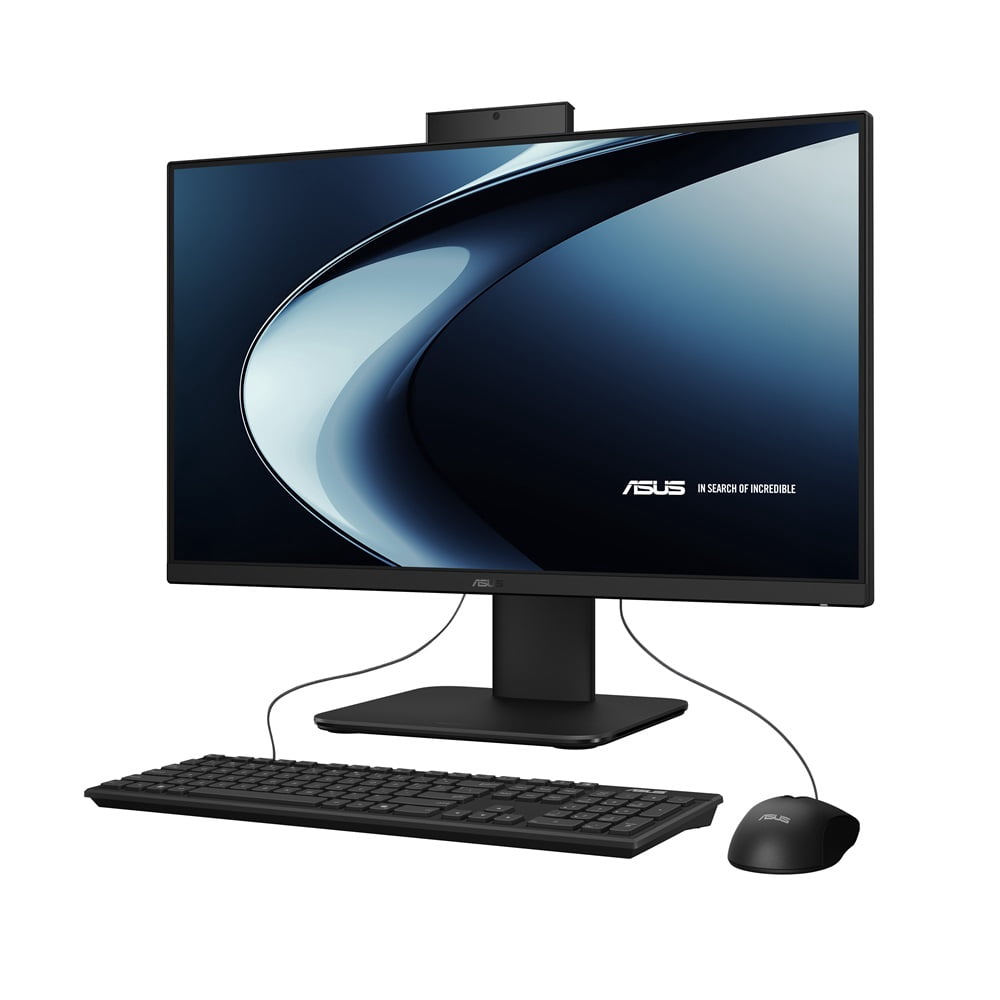 ASUS V400 AiO (V440VA) 24” All-in-One Desktop Computer, Intel® Core™ i3-1315U procr, FHD, 1920x1080, NanoEdge Display, 8GB DDR5 RAM, 512GB SSD, Wireless Kyb & Mouse, White, V440VAK-DSI38512-CB
