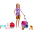 thumbnail image 1 of Barbie Animal Rescue & Recovery Playset with Blonde Doll, 2 Animal Figures & Accessories, 1 of 6