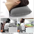 thumbnail image 2 of QualitChoice Lightweight Inflatable Pillows PVC Flocked Fabric Air Pillow Cushion Portable Durable Mat Good Elasticity Camping As Shown 1Set, 2 of 6
