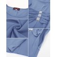 thumbnail image 4 of Hanna Nikole Robe à Manches Cape en Mousseline pour Femme, Grande Taille, Flatteuse, à Volants, avec Strass, Robe Crayon, 4 of 4