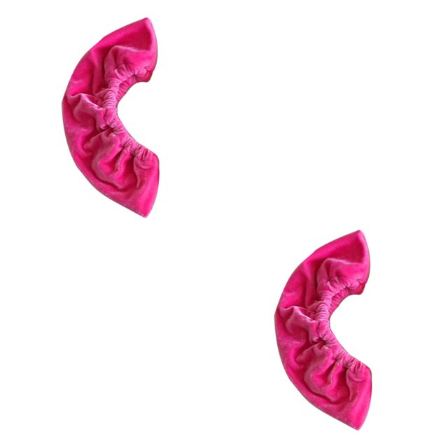 relayinert Lot de 2 Housses de Patins à Glace Élastiques Protège-Chaussures à Roulettes Unisexe Réutilisables Lavables Portatives Protection de Patinage Fournitures Rouge 2Ensemble
