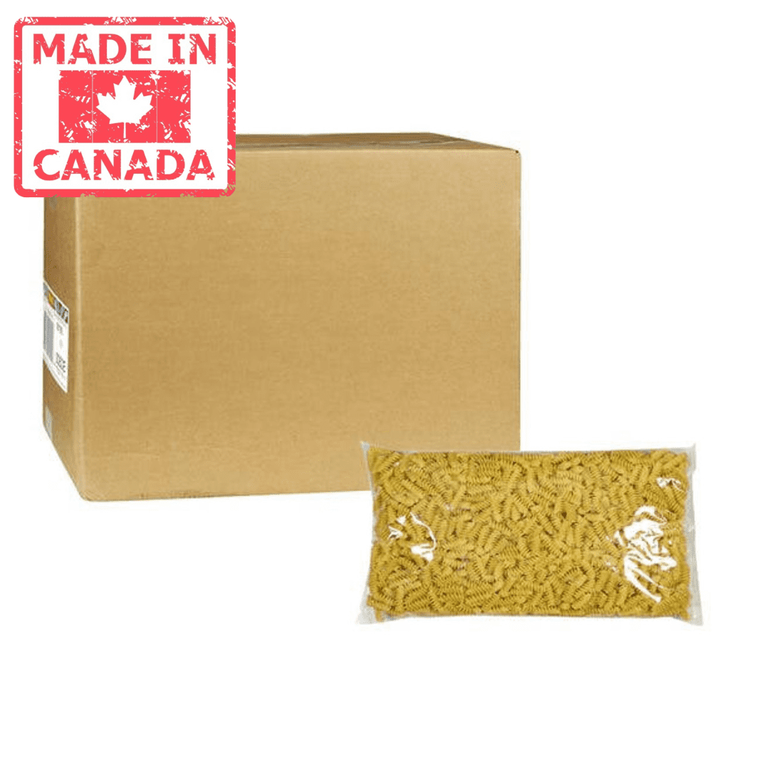 Primo Rotini Pasta, 20 lbs – Canadian Made Durum Wheat Spiral Noodles for Bulk Cooking & Foodservice