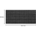 thumbnail image 2 of Seavish Black Laundry Room Rug, 2'x4.2' Chindi Rug, Low Pile Woven Decorative Bohemian Hallway Throw Runner Rugm Small Area Rug for Bedroom Kitchen Sink Bathroom, 2 of 8