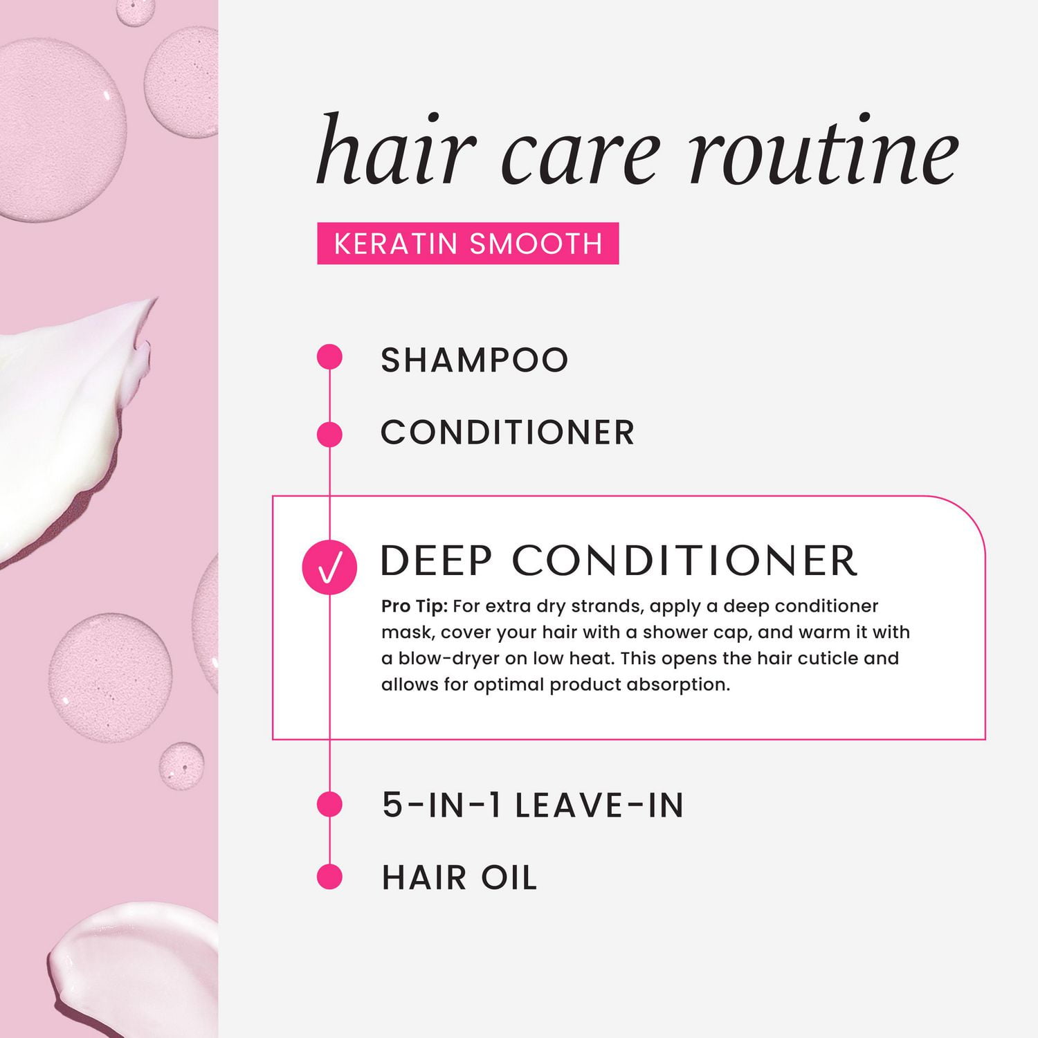 Keratin Smooth Smoothing Deep Conditioner Bottle