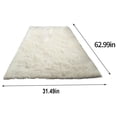 thumbnail image 3 of Rugs for Bedroom Area Rugs for Bedroom Turquoise Green- 63X31.5 Inches Rug- Shag Rugs for Living Room- Furry Carpet for Kids Girl Room- Indoor Throw Rug for Nursery Area Rugs for Living Room, 3 of 6