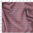 thumbnail image 4 of Soimoi Blue Silk Fabric Gingham Check Decor Fabric Printed Yard 42 Inch Wide, 4 of 5