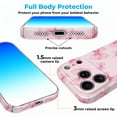 thumbnail image 4 of SKLYDDI Cute Pink Bows Case for iPhone 15 Pro, 4 of 7