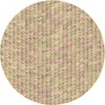 thumbnail image 1 of Ahgly Tapis Rond Lavable en Machine Intérieur Transitionnel Kaki Or, 5 Pieds Rond, 1 of 7
