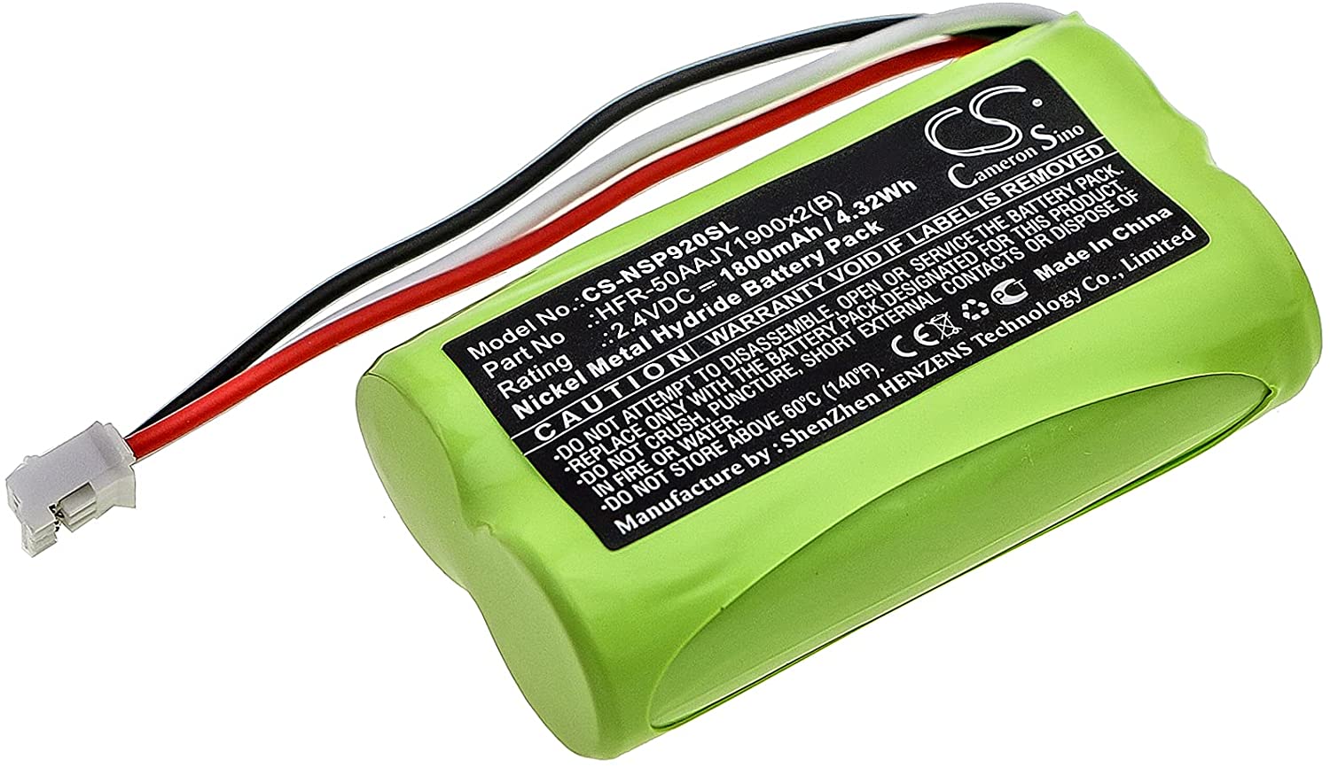 2.4V 18XYCCA mAh Batterie de Remplacement pour P2920 Bouclier TV Game Controller Bouclier Game Controller