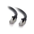 thumbnail image 1 of C2G 12ft Cat6 Snagless Shielded (STP) Ethernet Cable - Cat6 Network Patch Cable - Black - Patch cable - RJ-45 (M) to RJ-45 (M) - 12 ft - screened shielded twisted pair (SSTP) - CAT 6 - molded, snagless, stranded - black, 1 of 2