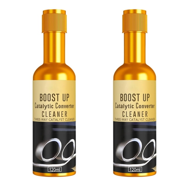 Todaioua Catalytic Converter Cleaner, Auto Parts Engine Auto Parts Engine Cleaner Exhaust System Pipe Carbon Removal Cleaners Treatment Additive Oil for Gas and Diesel Car (120 ml)
