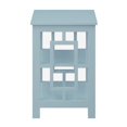 thumbnail image 4 of Convenience Concepts Town Square End Table with Shelves in Seafoam Blue Wood, 4 of 7