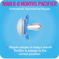 thumbnail image 4 of MAM Original Matte Pacifier (2 pack, 1 Sterilizing Pacifier Case), Pacifiers 0-6 Months, Baby Girl Pacifier, Best Pacifiers for Breastfed Babies, Sterilizing Storage Case, 4 of 4