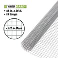 thumbnail image 2 of YardGard 4' x 25' 1/2" Square Mesh Wire Hardware Cloth Poultry Fence, 2 of 2
