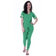 thumbnail image 3 of Moomaya Ensemble de Nuit Simple pour Femmes avec Pyjama en Coton 2 Pcs Chemises de Nuit-N79, 3 of 7